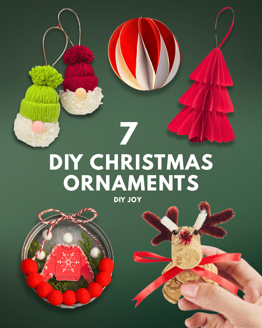 7 Cheap & Easy DIY Ornaments to Upgrade Your Christmas Decor 1 7 DIY Christmas Ornaments